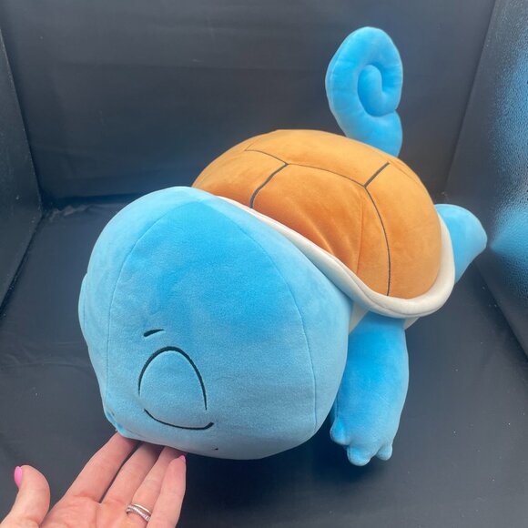Jazwares Pokemon 18-inch Plush Sleeping Squirtle Plush Toy - Picture 1 of 5